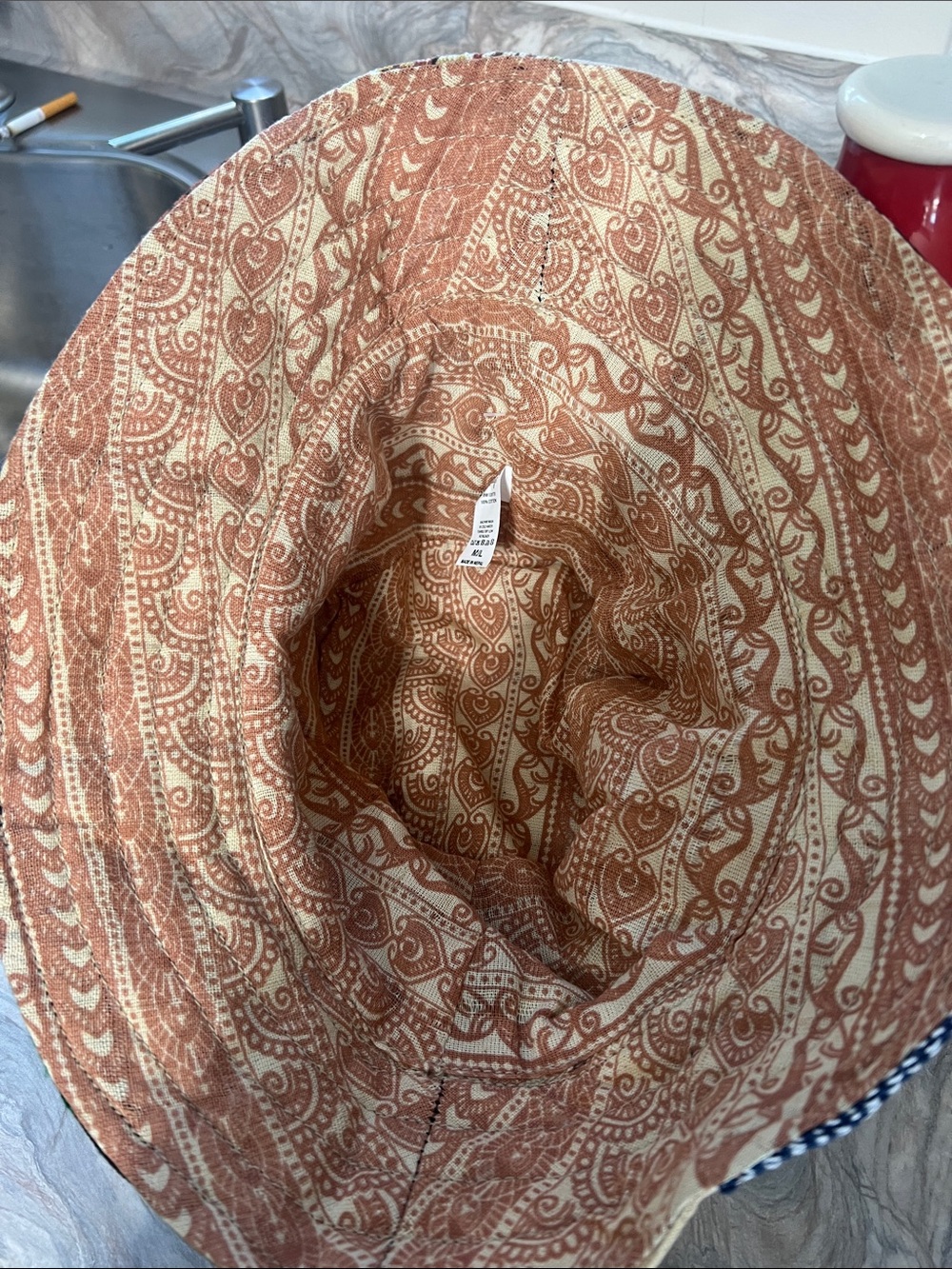 Kantha Bucket Hat - Multicolor - Picture 5 of 7
